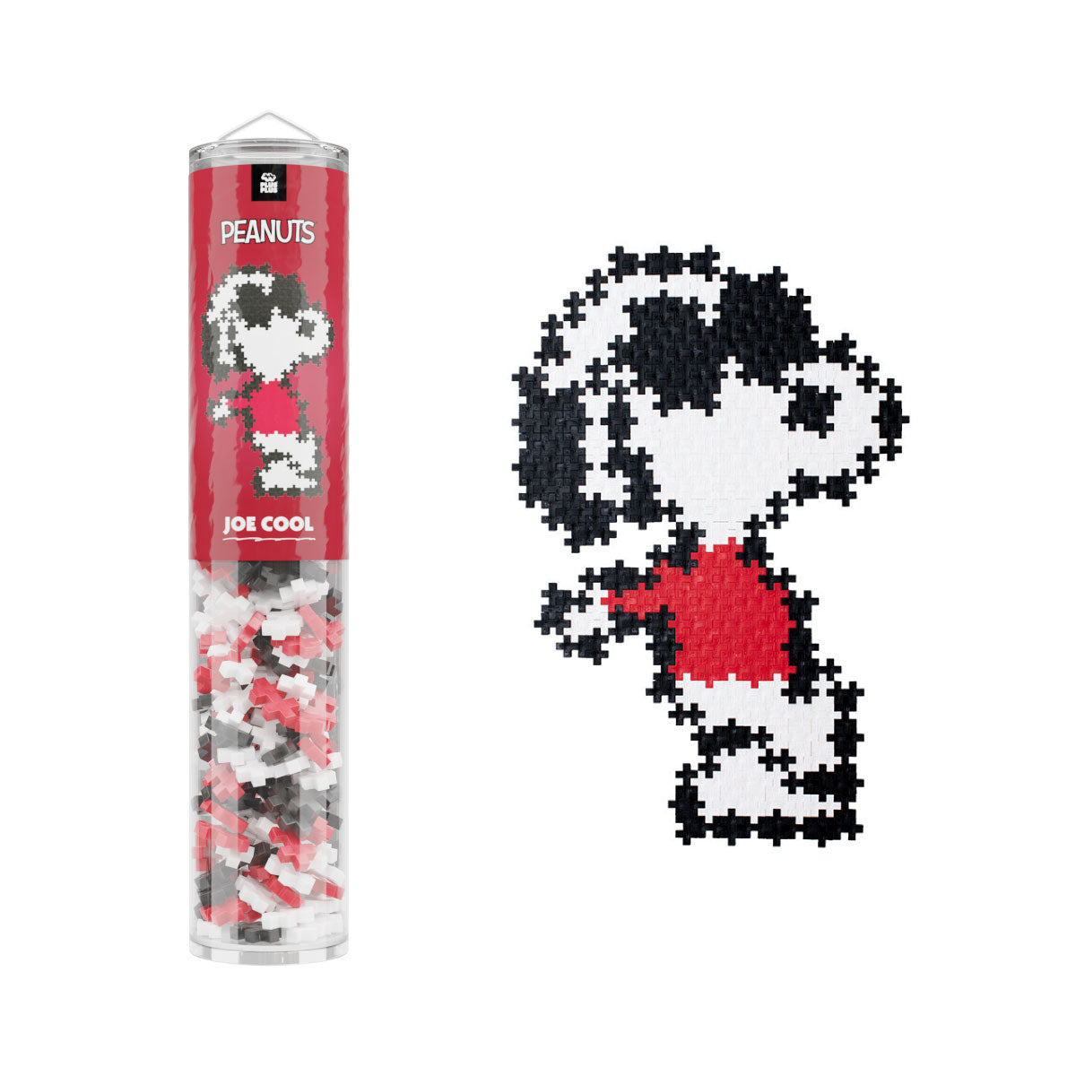 Snoopy Joe Cool - Plus-Plus Peanuts Puzzle By Number 275 pc Tube