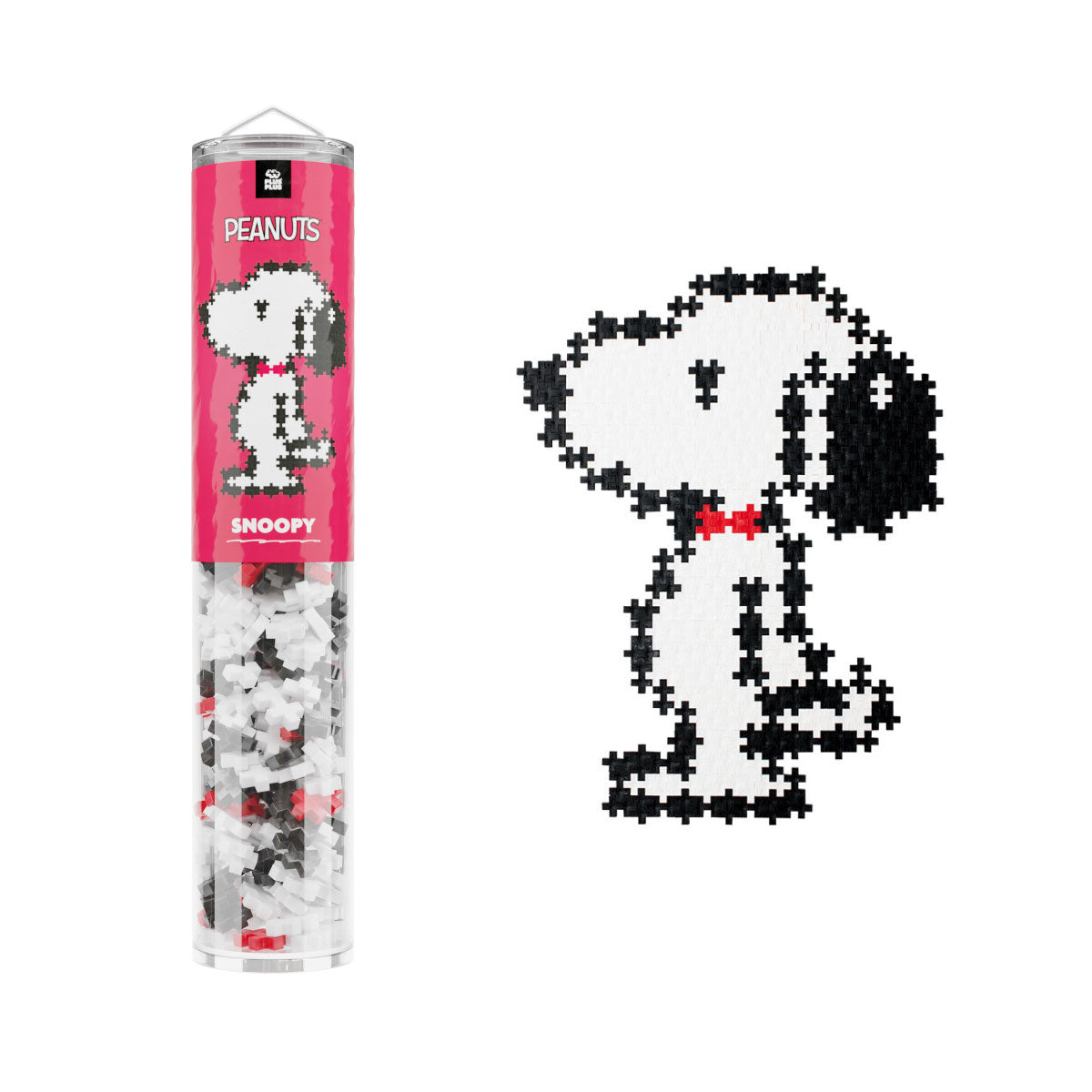 Snoopy - Plus-Plus Peanuts Puzzle By Number 275 pc Tube