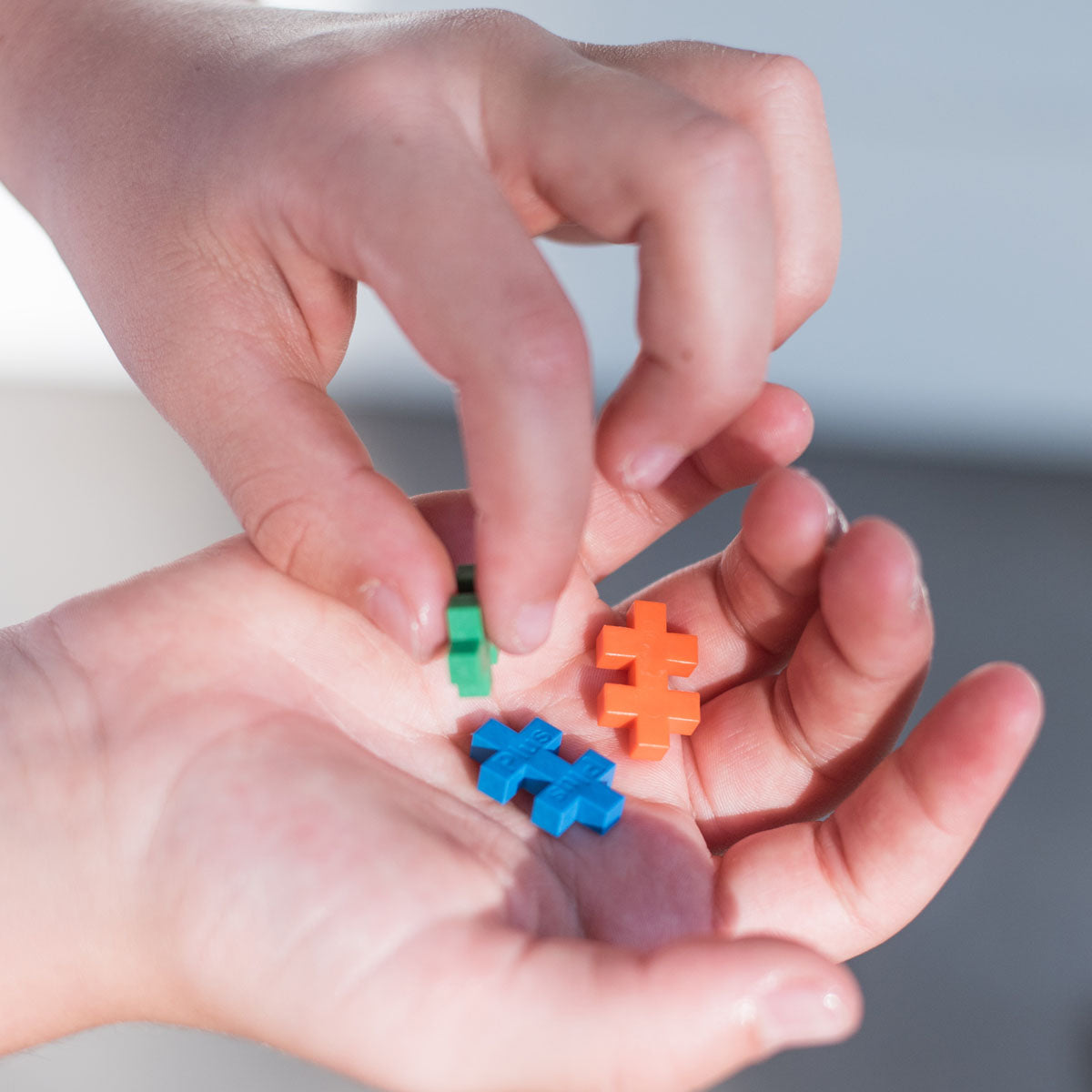 Plus Plus pieces are all one shape for endless building possibilities!