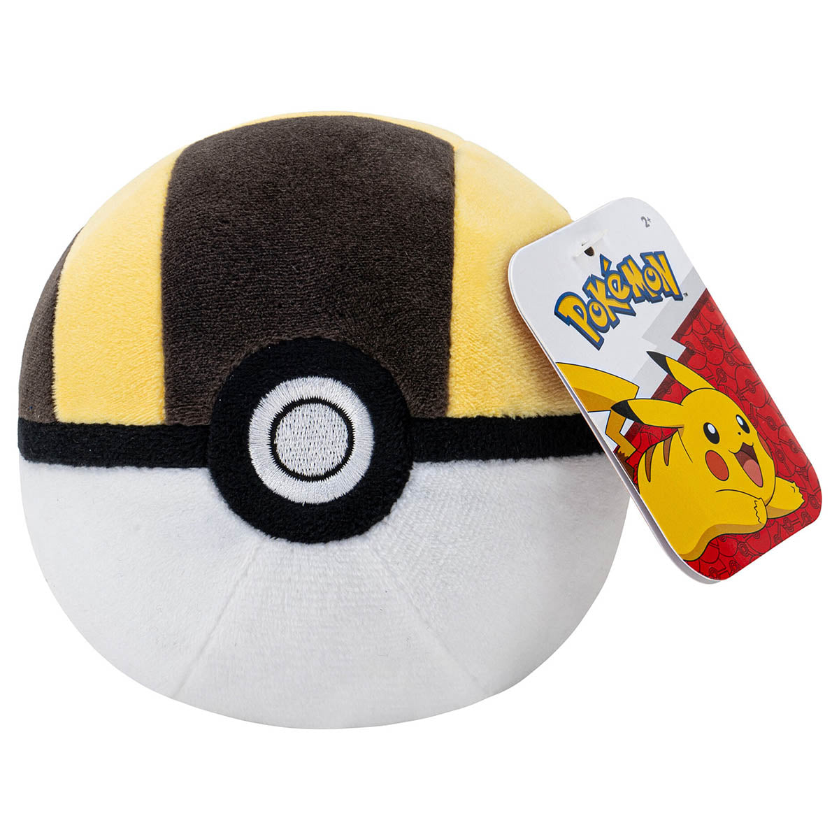 Black and Yellow Pokemon 5" Poke Ball Plush