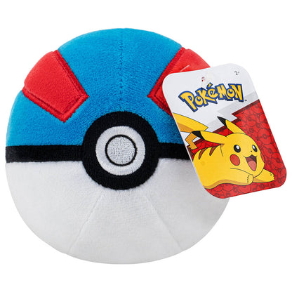 Blue and Red Pokemon 5" Poke Ball Plush