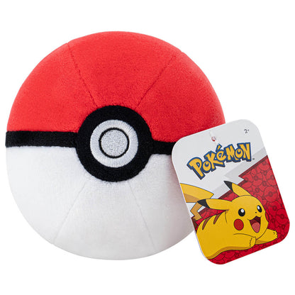 Red and White Pokemon 5" Poke Ball Plush