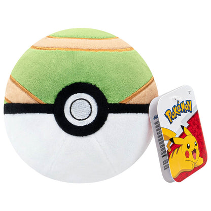 Green and Gold Pokemon 5" Poke Ball Plush