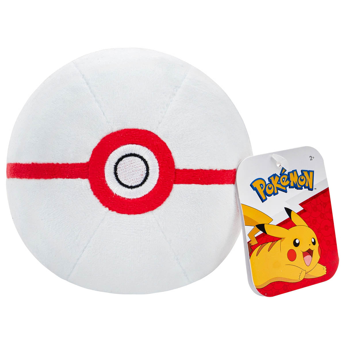 White Pokemon 5" Poke Ball Plush