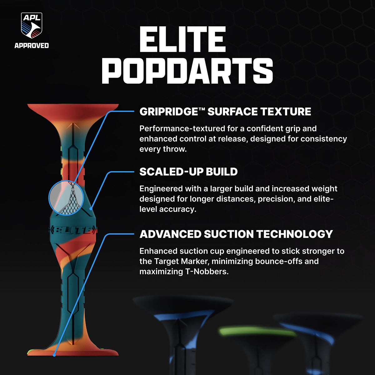 PopDarts Elite - 3 Popdarts Sets