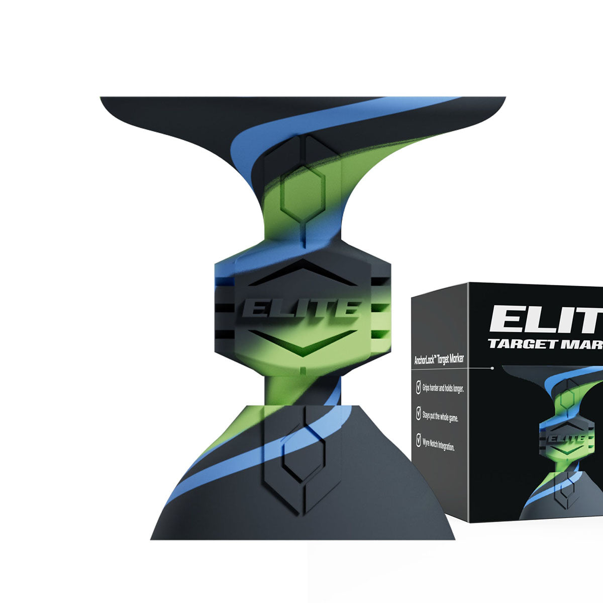 PopDarts Elite Target Marker - Blue Green Swirl