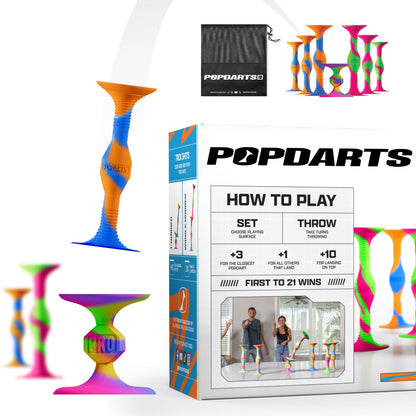PopDarts Pro Packs - Neon (pink/green & blue/orange)