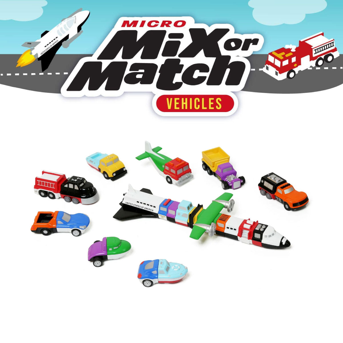 Micro Mix or Match Vehicles Deluxe 1