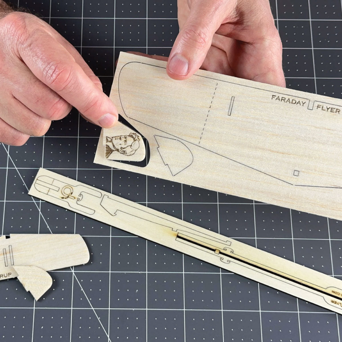 Powerup Faraday Electric Powered Balsa Wood Airplane Kit