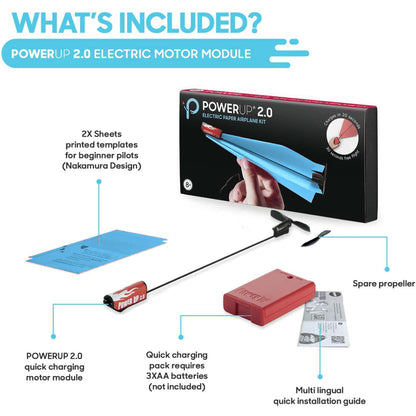 PowerUp 2.0 Paper Airplane Kit