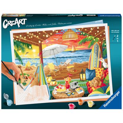 Ravensburger CreArt Paint By Number Cozy Cabana