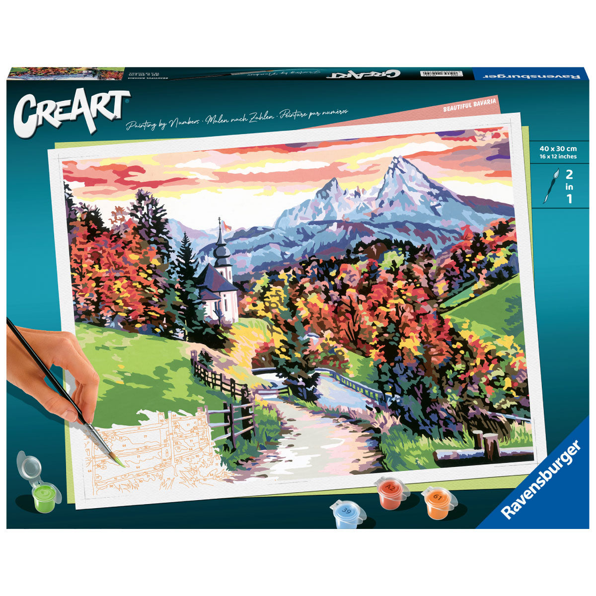 Ravensburger CreArt Paint By Number Beautiful Bavaria