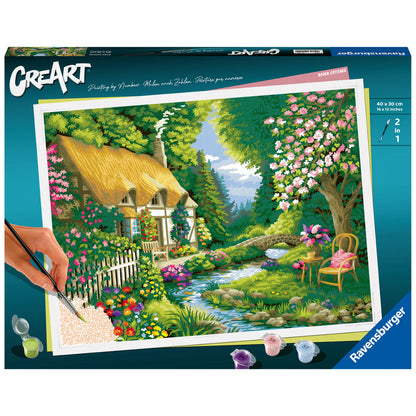 Ravensburger CreArt Paint By Number River Cottage