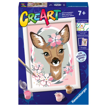 Ravensburger CreArt Paint By Number Delightful Deer with Glittering Gems