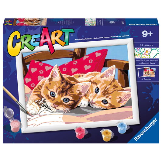 Ravensburger CreArt Paint By Number Cuddly Cats