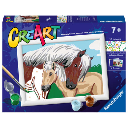 Ravensburger CreArt Paint By Number Mother and Foal