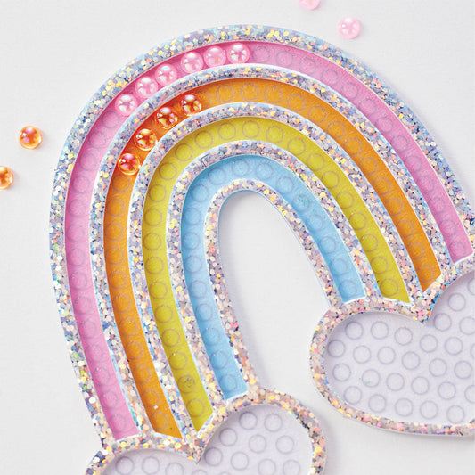 Rainbow Bubble Gems Super Sticker by Creativity for Kids.