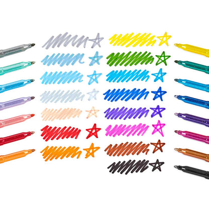 OOLY - Rainbow Sparkle Glitter Markers - Set of 15