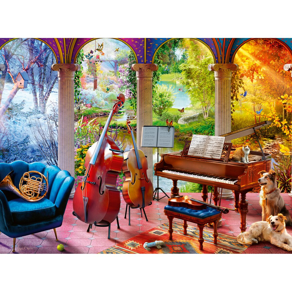 Ravensburger Four Seasons in Music 100 Piece XL Jigsaw Puzzle