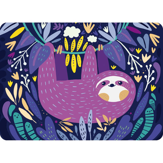 Ravensburger Purple Sloth Smile 100 Piece Mini Jigsaw Puzzle