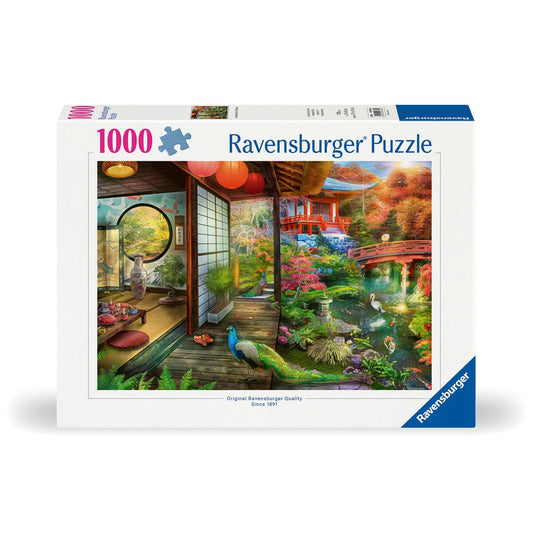 Ravensburger Kyoto Japanese Garden Teahouse 1000 Piece Jigsaw Puzzle