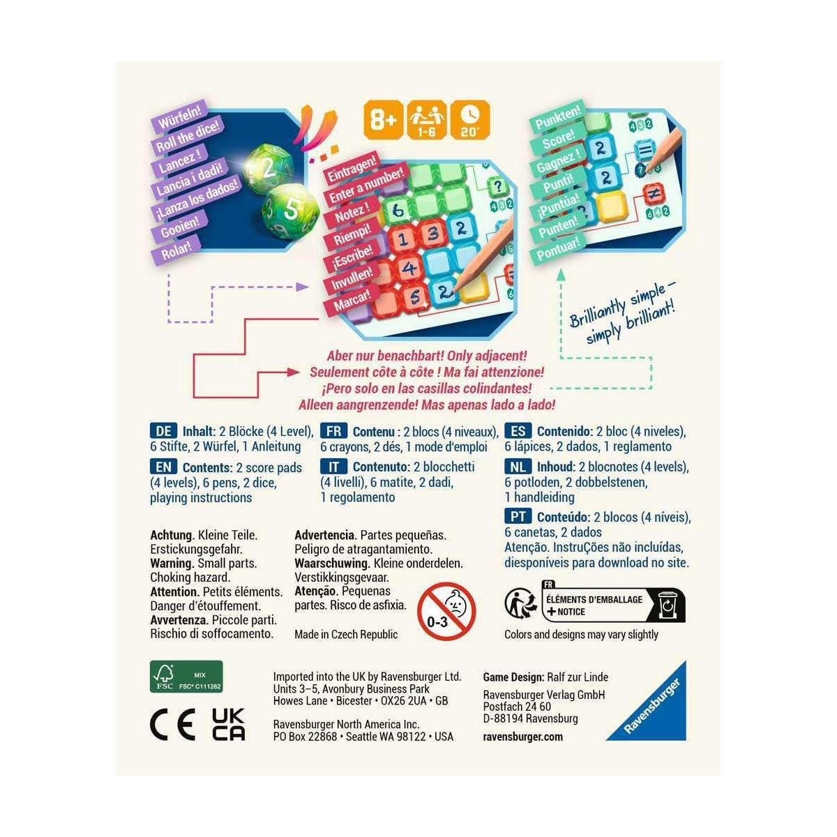 Brilliant Dice Game from Ravensburger