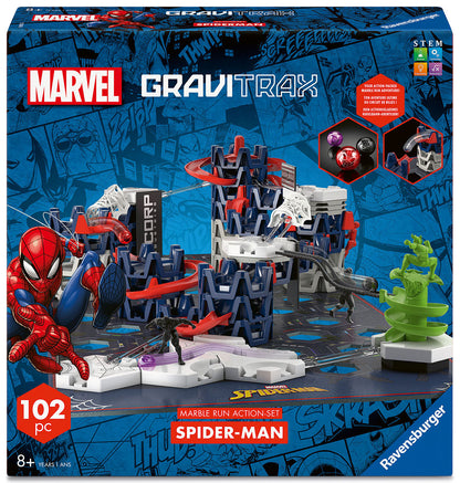 GraviTrax Marvel Spider-Man Marble Run Action-Set - 102 Piece set