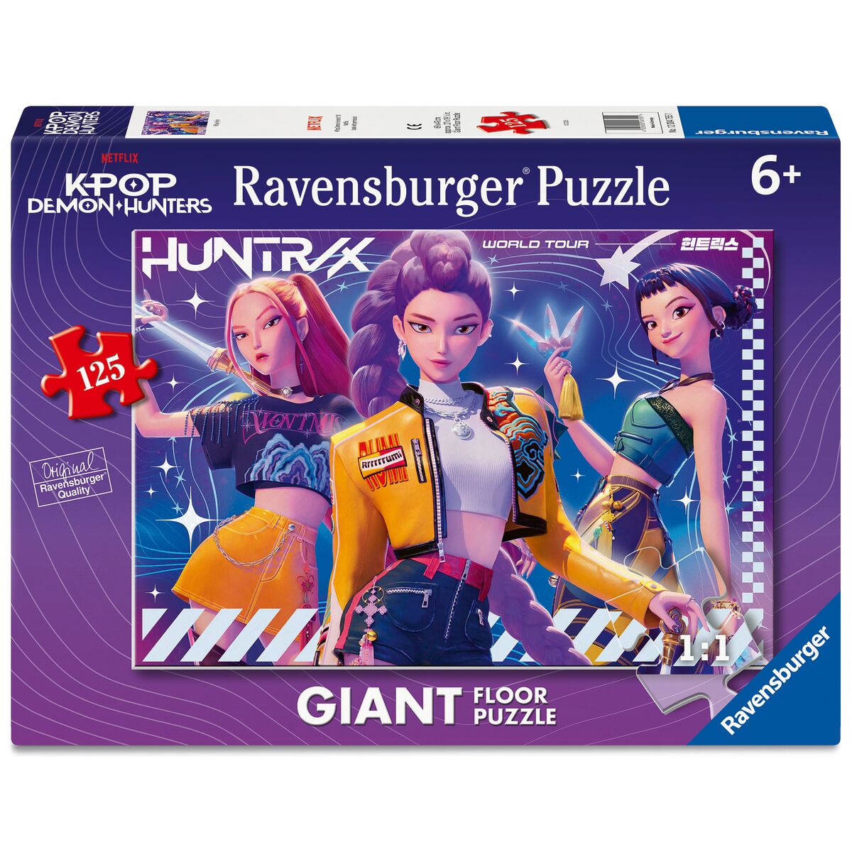 Ravensburger KPop Demon Hunters 125 Piece Giant Floor Puzzle