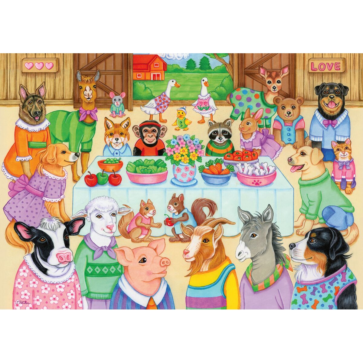 Ravensburger Barn Party 35 Piece Jigsaw Puzzle