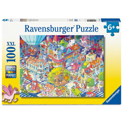 Ravensburger A Day in Chaosville 100 Piece XXL Jigsaw Puzzle