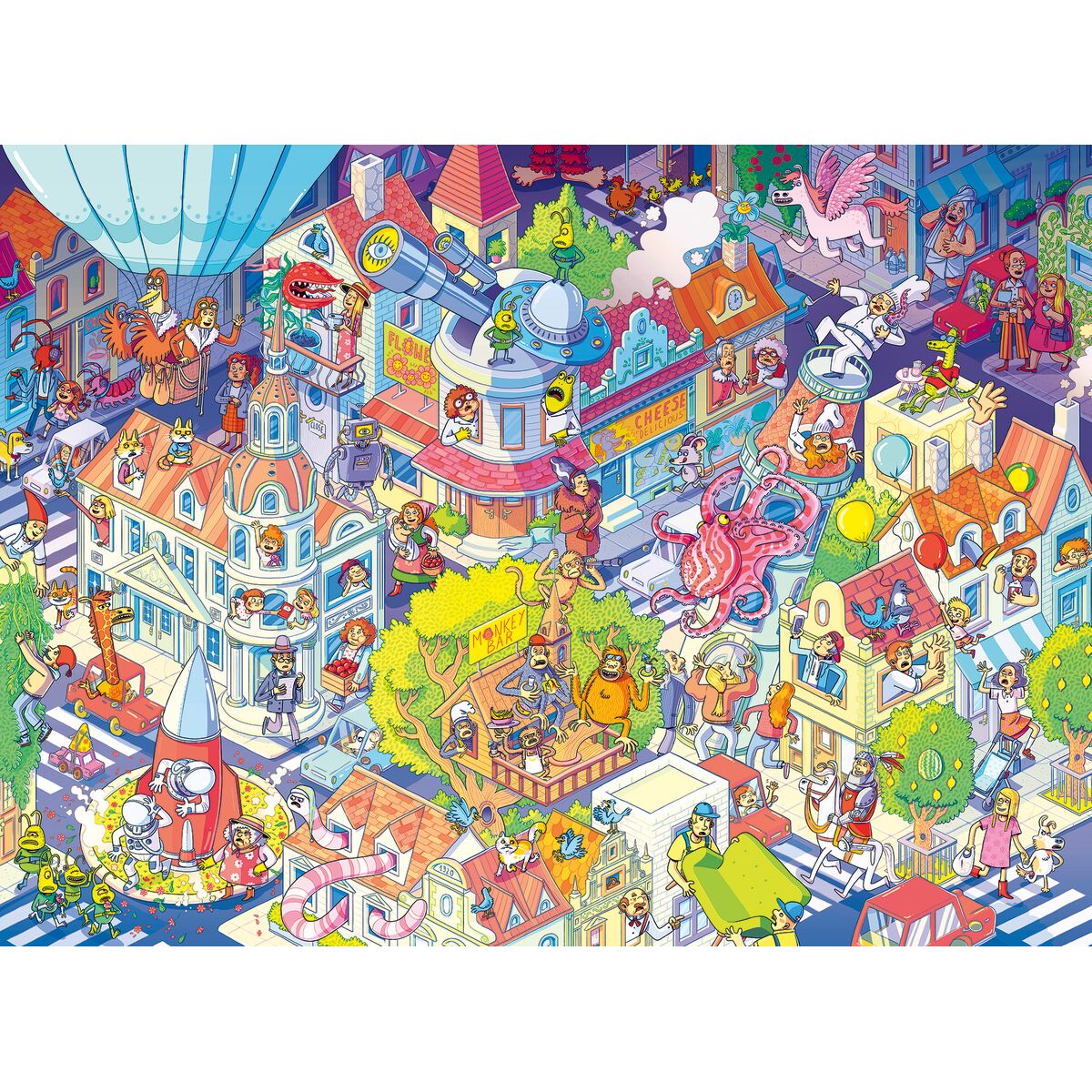 Ravensburger A Day in Chaosville 100 Piece XXL Jigsaw Puzzle