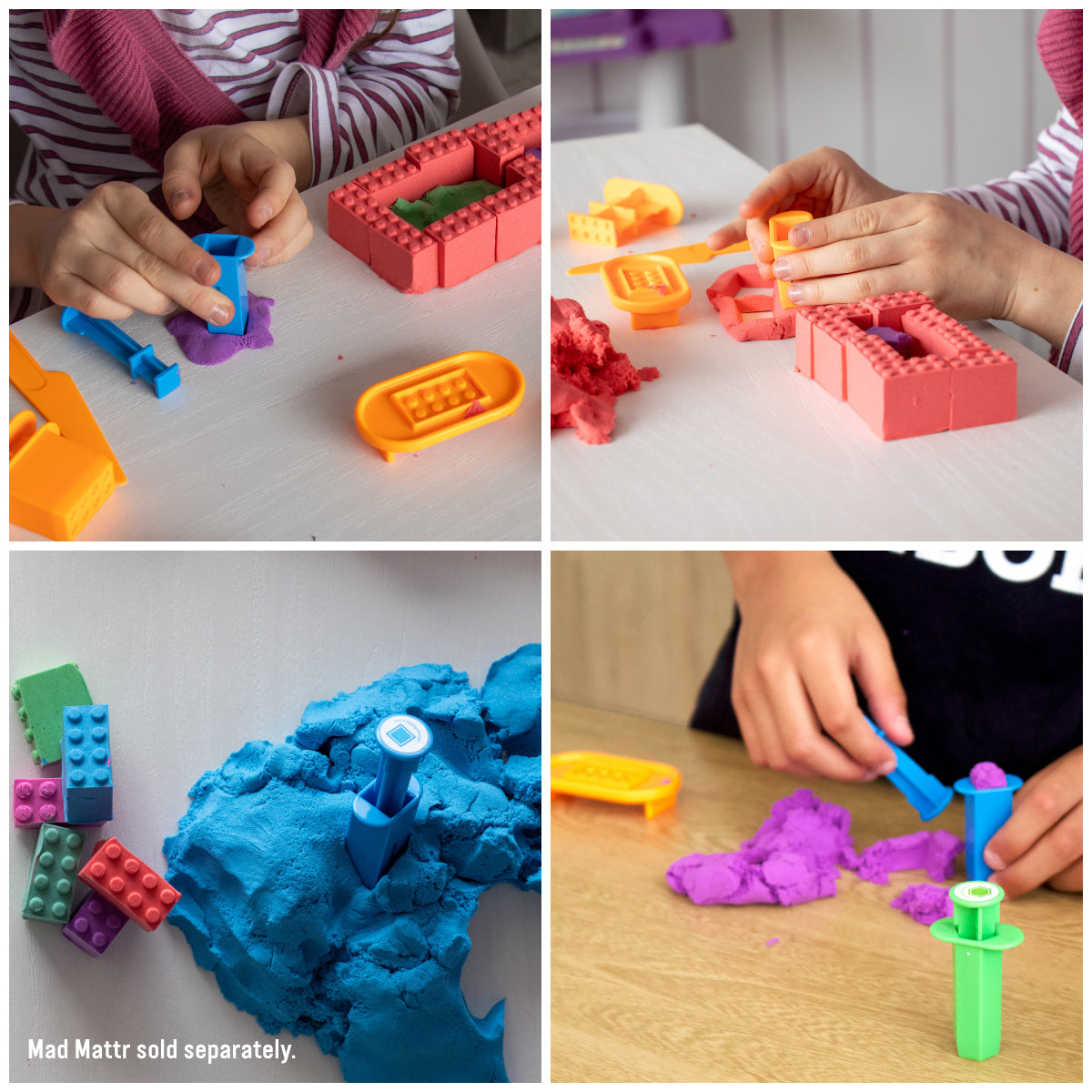 Examples of how to use the Mad Mattr Builder Tool Set from Relevant Play