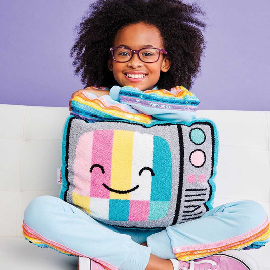 iScream Retro Tele Chenille Plush