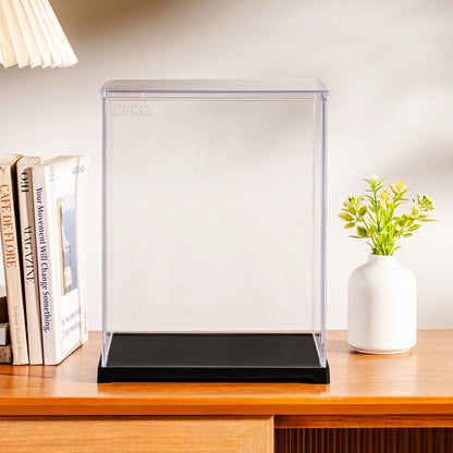 Acrylic Box Dust Cover display case 8in x 6in x 10in - Hands Craft