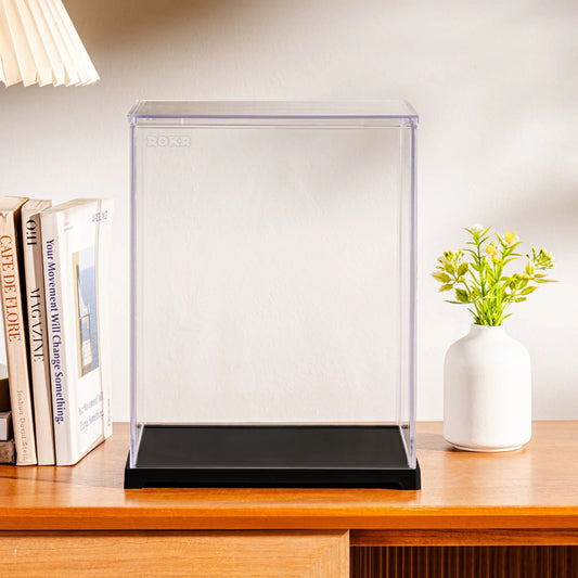 Acrylic Box Dust Cover display case 8in x 6in x 10in - Hands Craft