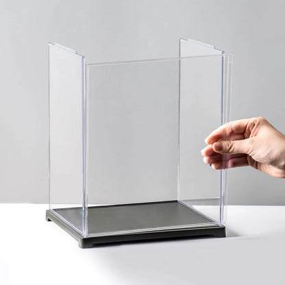 Acrylic Box Dust Cover display case 8in x 6in x 10in - Hands Craft