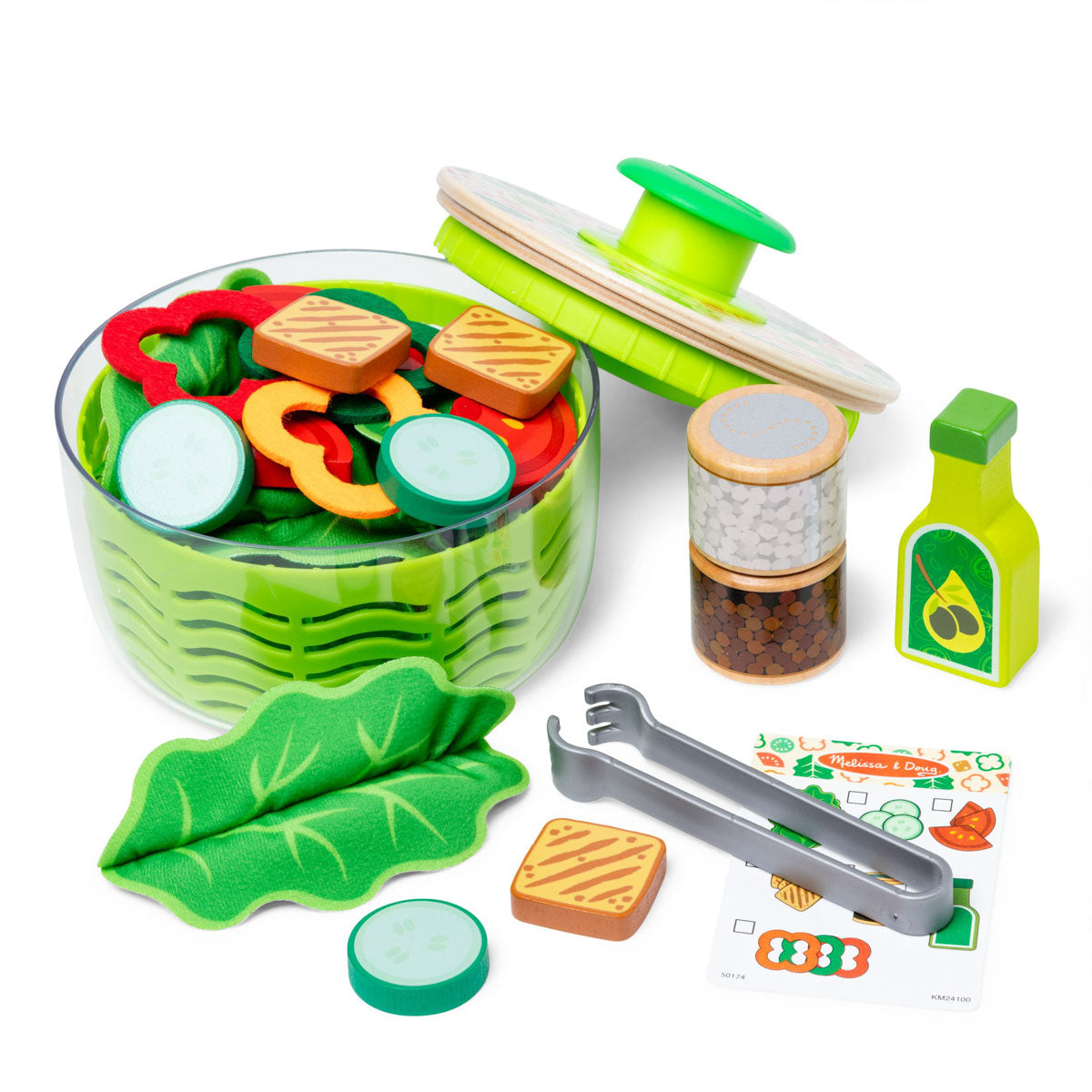 Salad Spinner Play Set from Melissa and Doug.