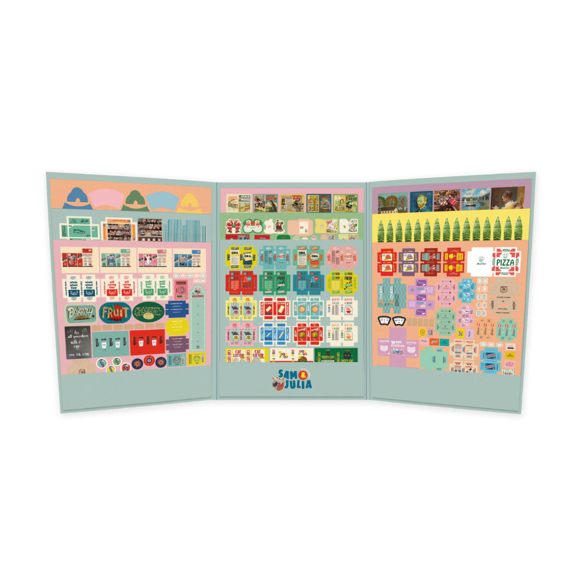 Sam & Julia Die-Cut Prints Deluxe Set 1:12 Scale