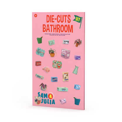 Sam & Julia Bathroom Die-Cut Prints 1:12 Scale