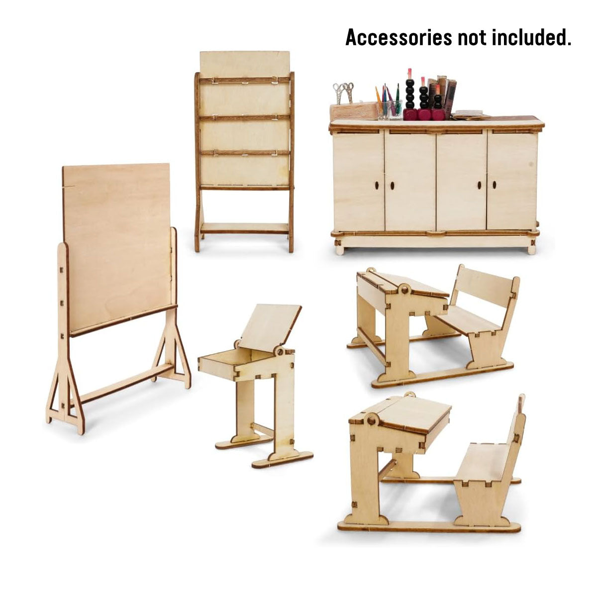 Sam & Julia Classroom DIY Furniture Kit 1:12 Scale