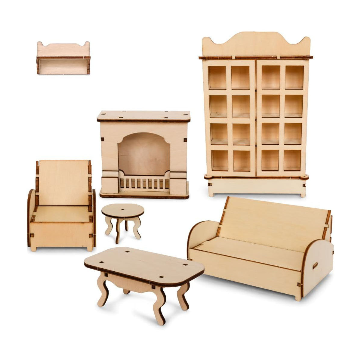 Sam & Julia Living Room DIY Furniture Kit 1:12 Scale