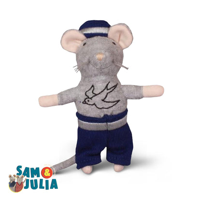 Sam & Julia Mouse Mansion Grandpa Sailor Plush Mouse