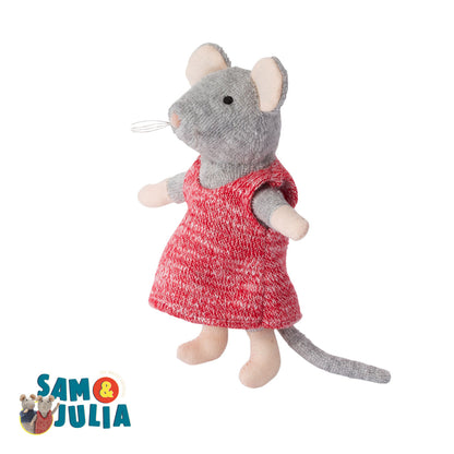 Sam & Julia Mouse Mansion Julia Plush Mouse