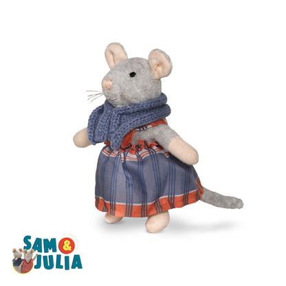 Sam & Julia Mouse Mansion Sam's Mother Sarah Plush Mouse