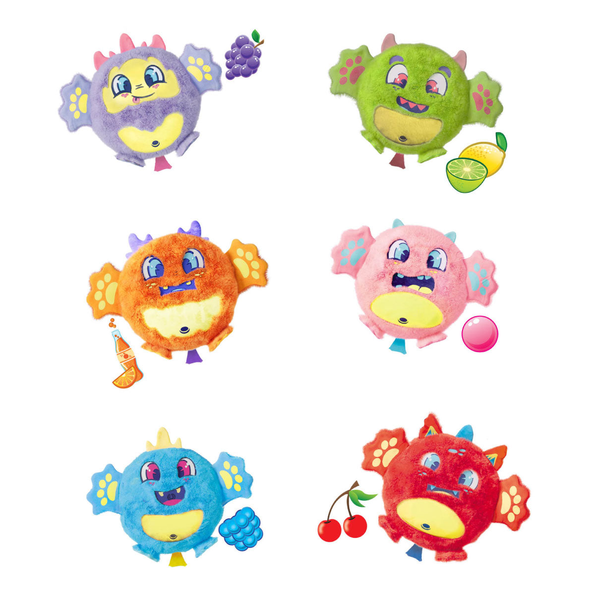 Fart Monsters Gourmet Scented Plush with Whoopee Cushion inside!