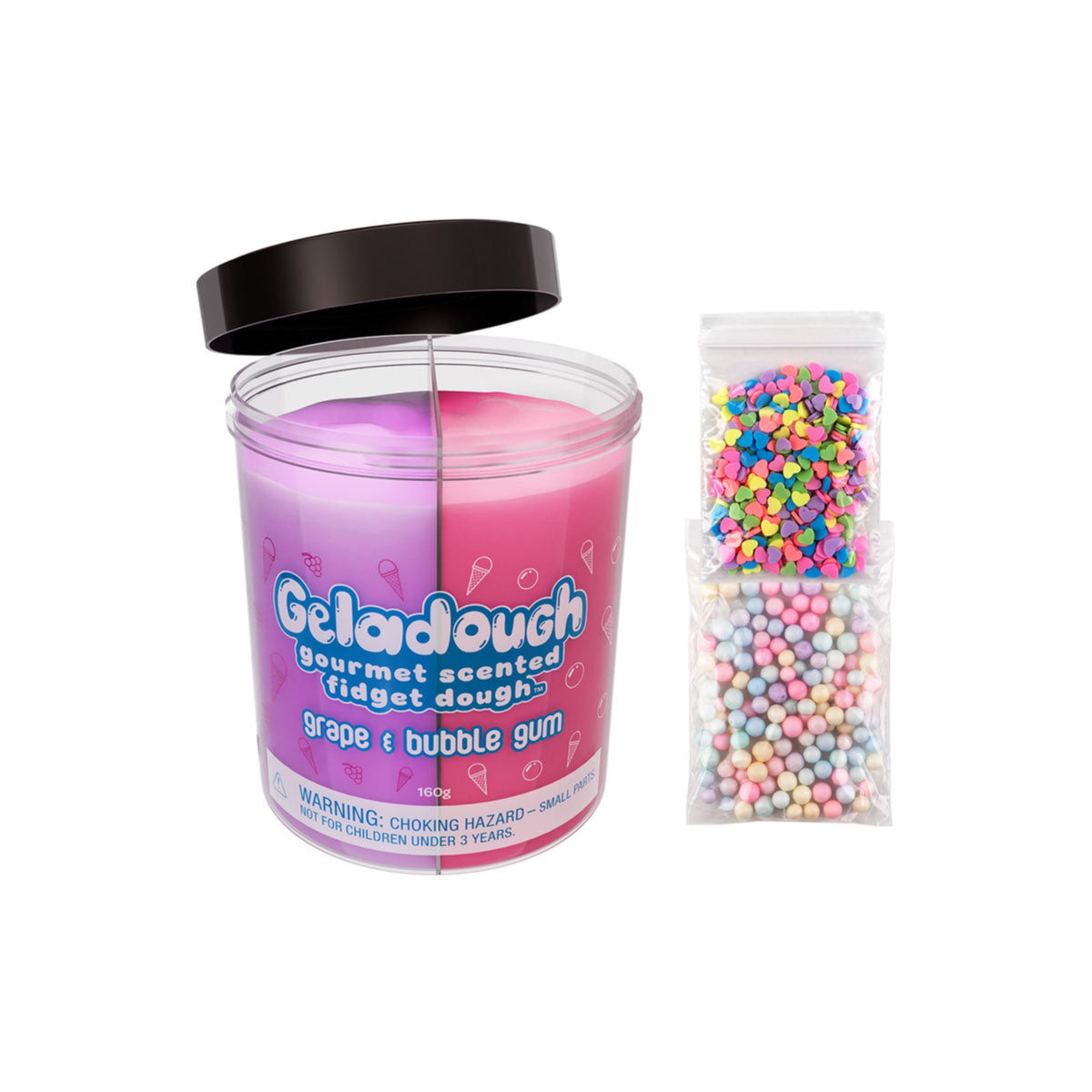 Geladough Gourmet Scented Fidget Dough Grape & Bubble Gum
