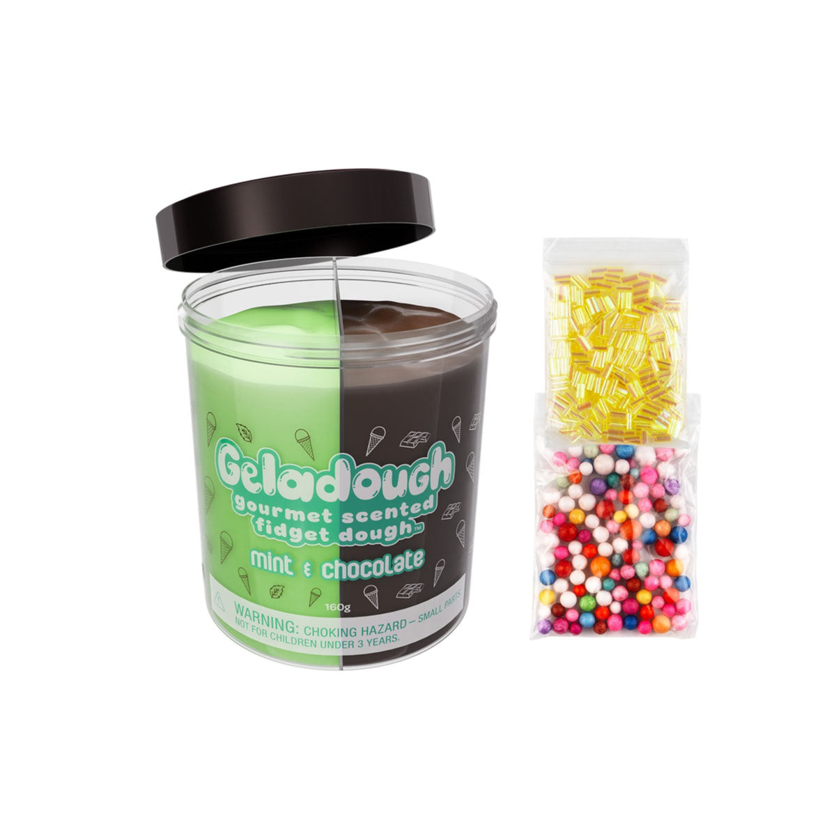 Geladough Gourmet Scented Fidget Dough Mint & Chocolate