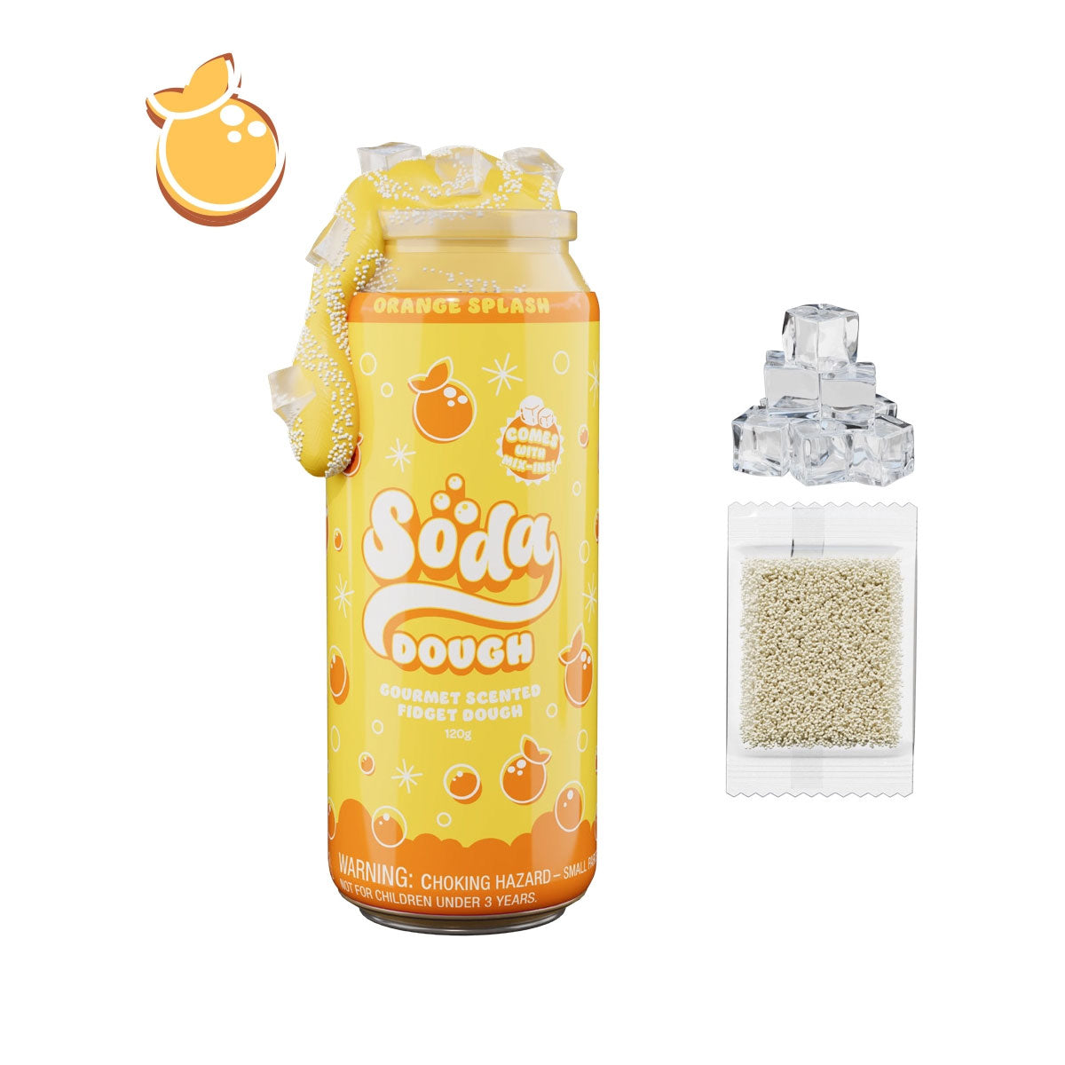 Scentco Orange Splash Soda Dough Gourmet Scented Fidget Dough