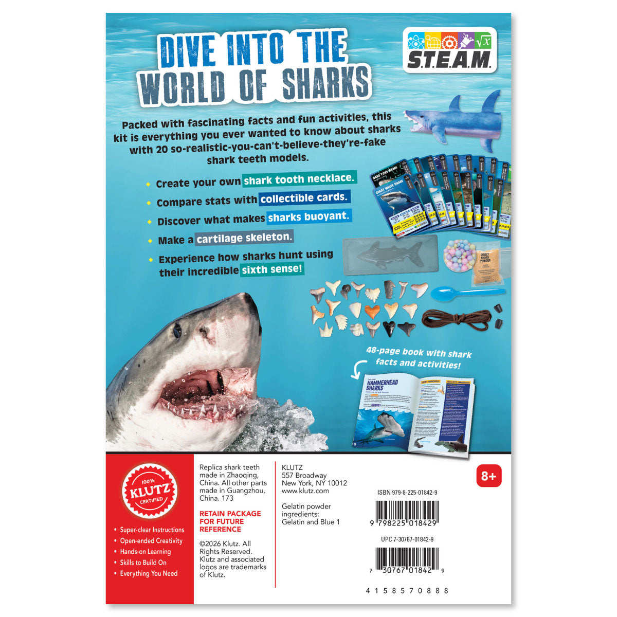 Klutz STEAM Lab Sharktastic Teeth