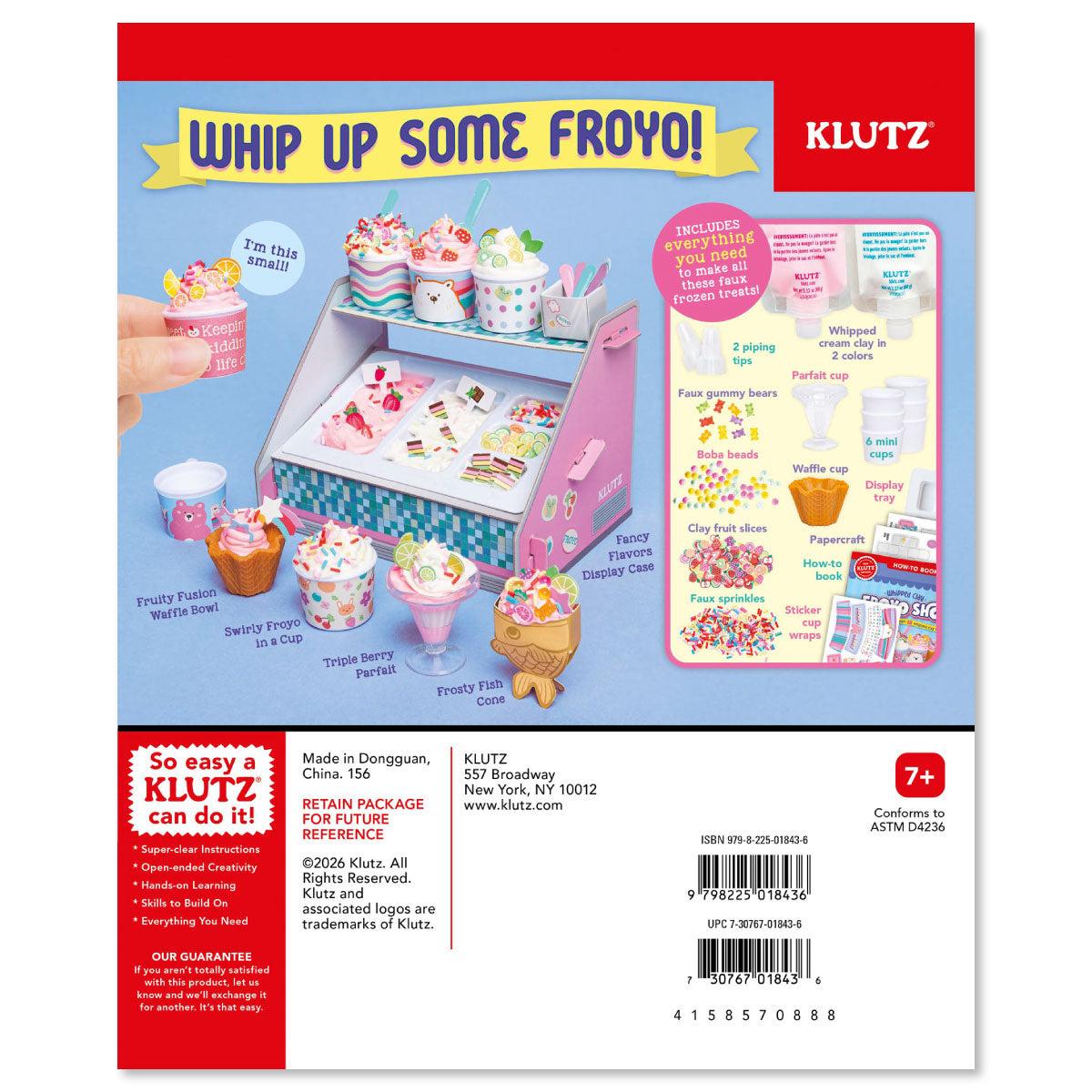 Klutz Whipped Clay Froyo Shop – Happy Up Inc Toys & Games